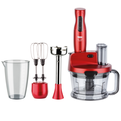 Mr. Chef Quadro Blender Set Rouge - Galeri